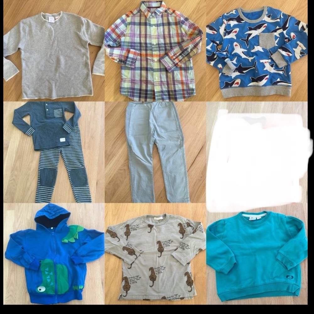 Boys size 4 and 5 clothing bundle mostly Zara
